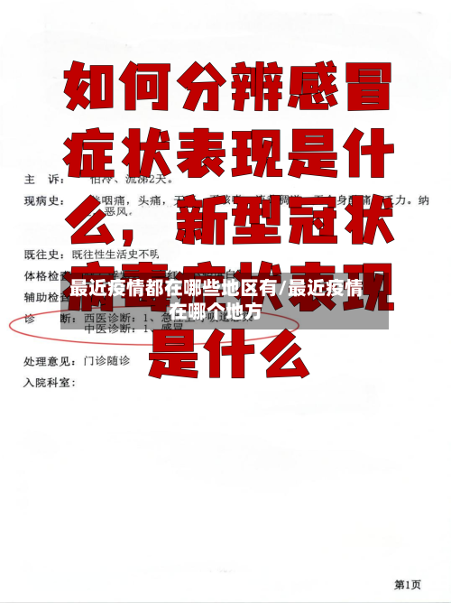 最近疫情都在哪些地区有/最近疫情在哪个地方-第2张图片