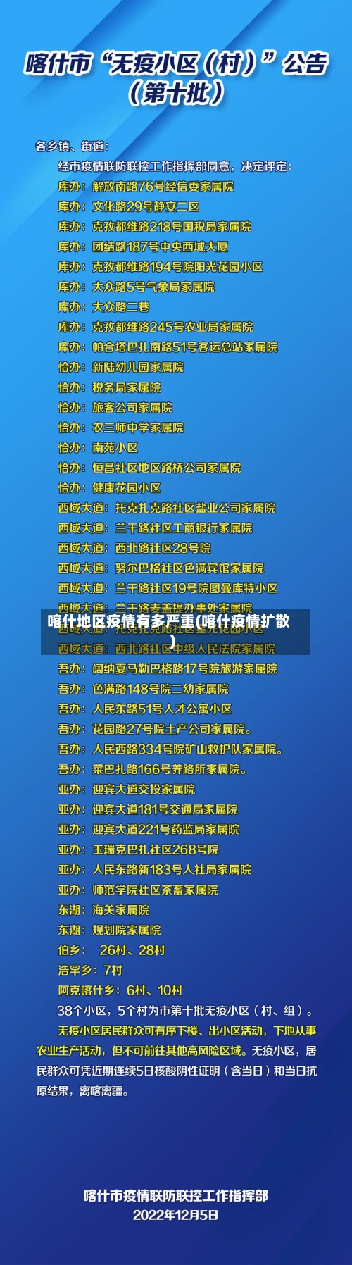 喀什地区疫情有多严重(喀什疫情扩散)-第1张图片