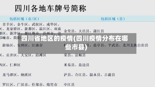 四川省地区的疫情(四川疫情分布在哪些市县)-第2张图片