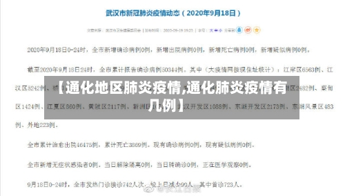 【通化地区肺炎疫情,通化肺炎疫情有几例】-第1张图片