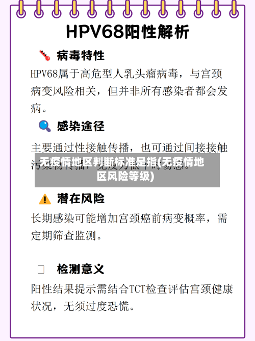 无疫情地区判断标准是指(无疫情地区风险等级)-第1张图片